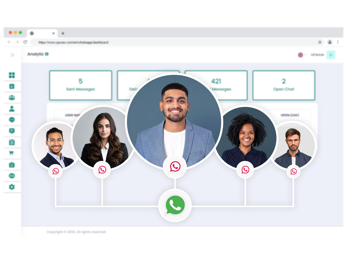 WhatsApp Multi-Agents
Le prochain niveau de communication